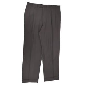 EUC Jos. A. Bank Dress Pants Pleated Brown Womens 37W 2XL